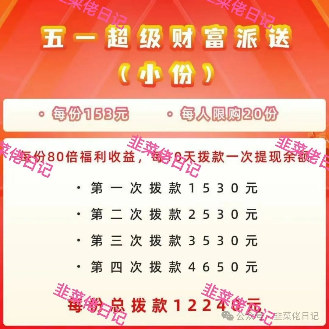144.最新资金盘项目骗局曝光,随时可能卷钱跑路-一洼田