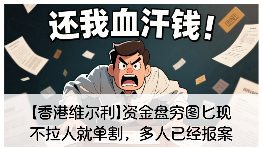 【香港维尔利】资金盘穷图匕现,不拉人就被单割,多人已报案,平台还在不断做活动圈钱,即将崩盘,请把握好最后的机会-一洼田