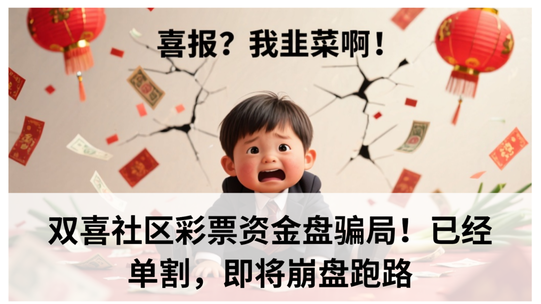 双喜社区彩票资金盘骗局！已经单割，即将崩盘跑路-一洼田