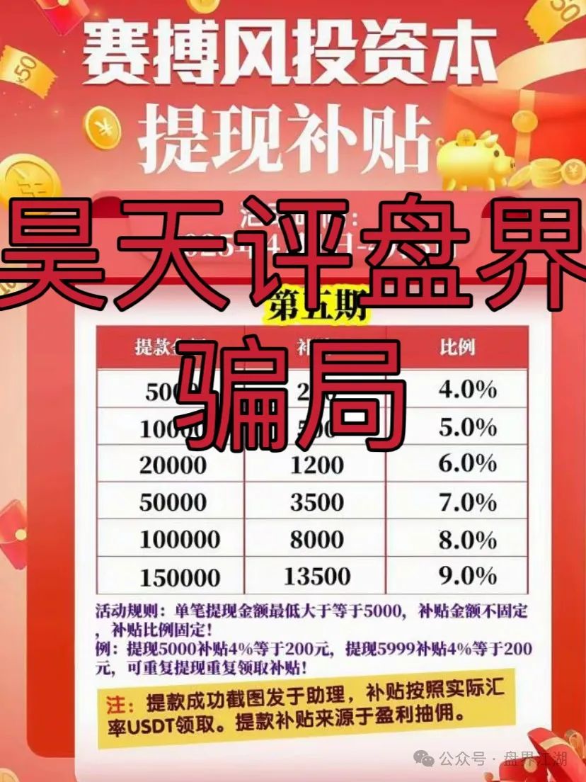 赛博风投资本是资金盘吗？股票跟单类资金盘骗局，大量单割，即将崩盘跑路，你安全撤离了吗？-一洼田