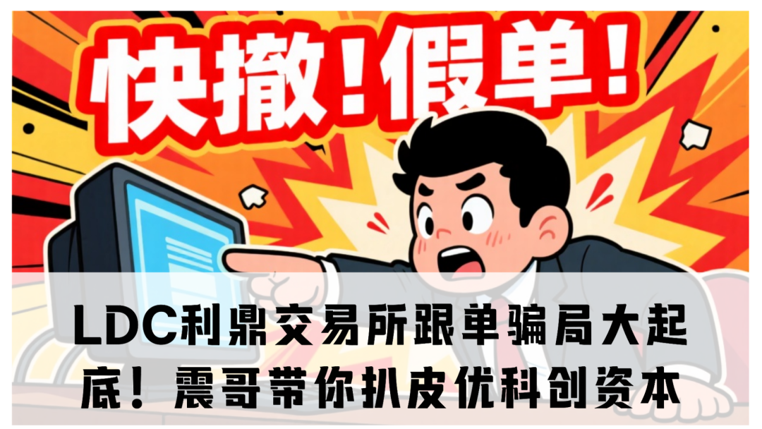 【重磅爆料】LDC利鼎交易所跟单骗局大起底！带你扒皮优科创资本-一洼田