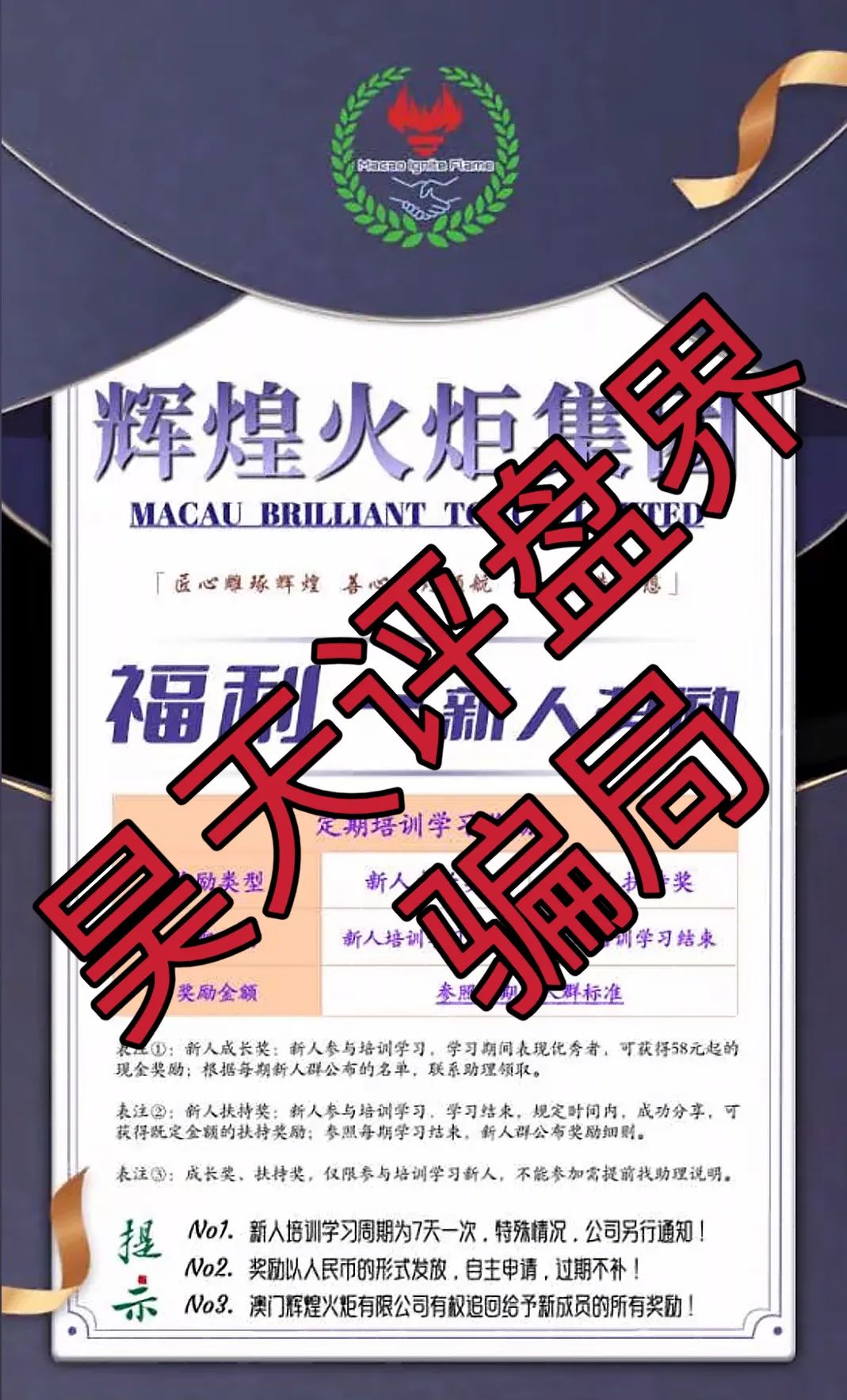 澳门辉煌火炬联盟集团跟单类资金盘骗局,重启后改成了黄金期权合约跟单,操盘手圈钱过千万,高度预警,即将崩盘跑路!-一洼田