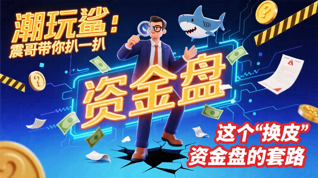 潮玩鲨：带你扒一扒这个“换皮”资金盘的套路-一洼田