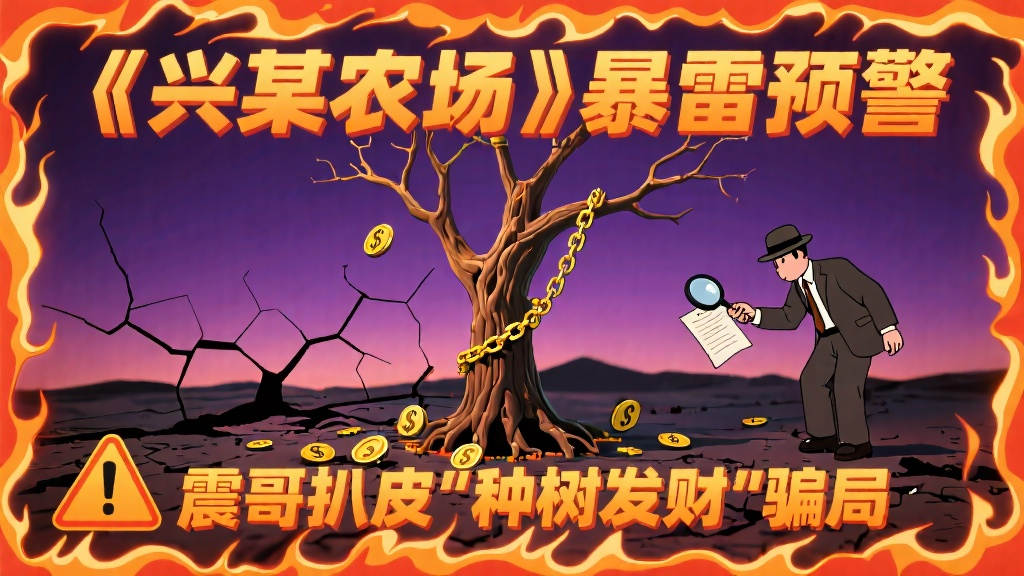 《兴攀农场》暴雷预警:带你扒皮这个“种树发财”的骗局-一洼田