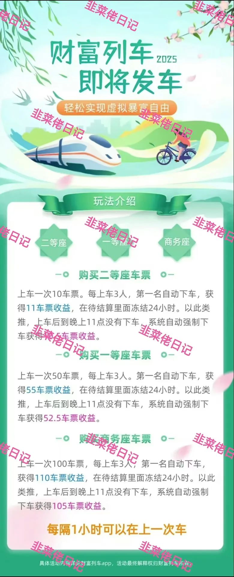 6月最新资金盘项目骗局曝光,随时可能卷钱跑路财富列车-一洼田