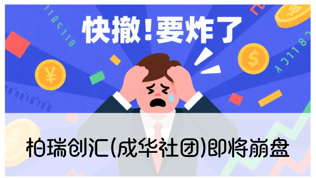 柏瑞创汇(成华社团)即将崩盘，操盘手葛成华大量单割，高度预警-一洼田