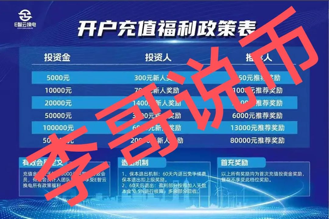 E智云换电?能玩么?单柜年收益13.8W缺乏依据?-一洼田