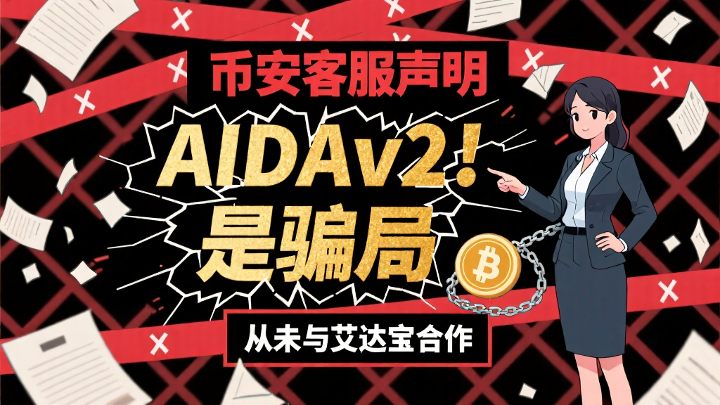 币安客服暗示AIDAv2（艾达宝）是骗局，从未与之开展任何合作-一洼田