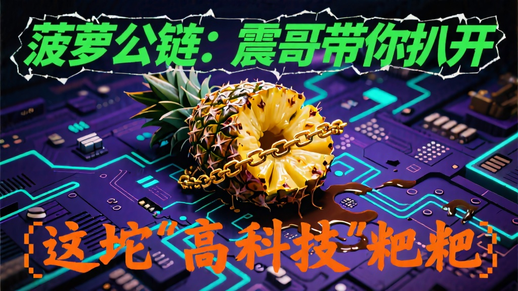 菠萝公链：带你扒开这坨“高科技”粑粑-一洼田