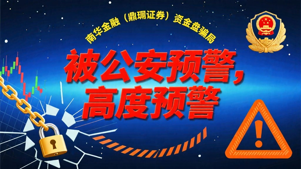 南华金融（鼎珮证券）资金盘骗局被公安预警，高度预警-一洼田