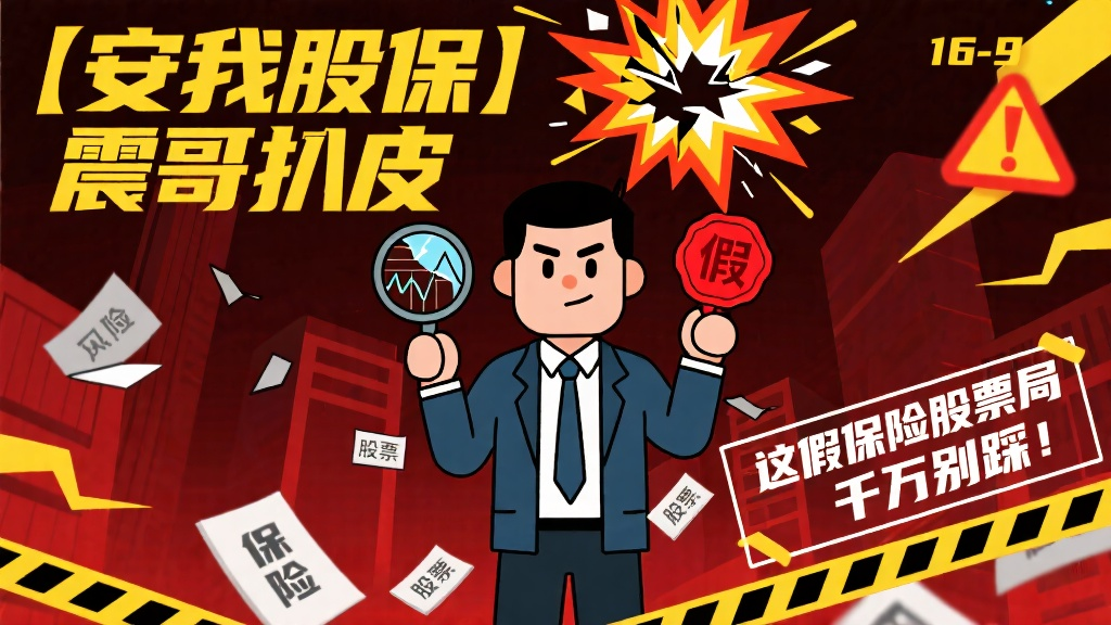 【安我股保】扒皮：这假保险股票局千万别踩！-一洼田
