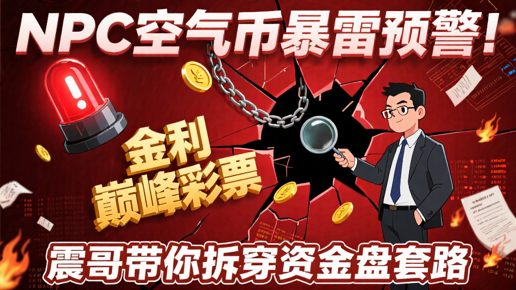 金利巅峰彩票、NPC空气币暴雷预警！带你拆穿资金盘套路-一洼田