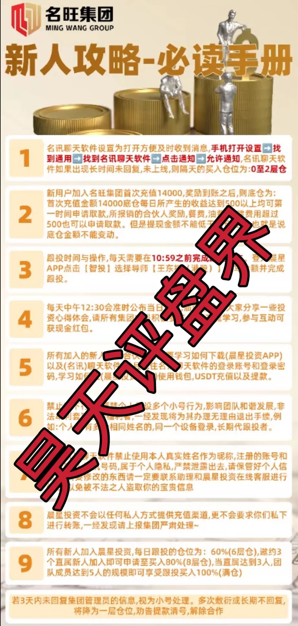 名旺集团（晨星投资）股票跟单类资金盘骗局，部分会员被单割，高度预警，即将崩盘跑路！-一洼田