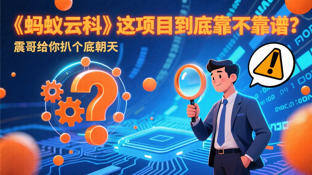 《蚂蚁云科》这项目到底靠不靠谱？给你扒个底朝天-一洼田
