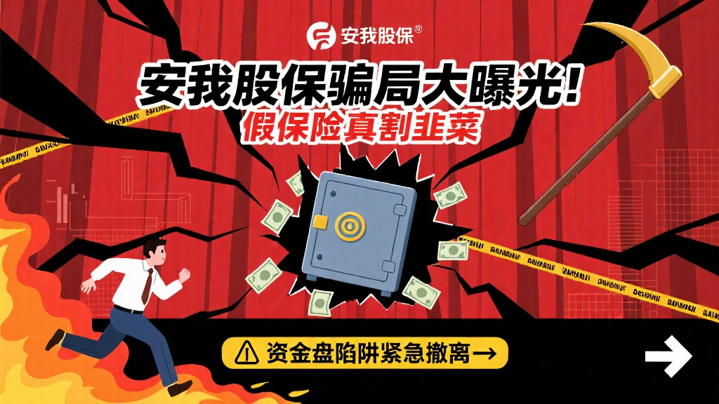 安我股保骗局大曝光！假保险真割韭菜，资金盘陷阱紧急撤离-一洼田