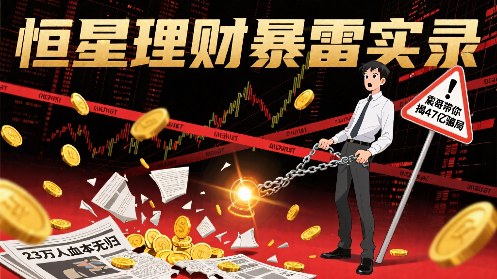 【恒星理财暴雷实录】带你47亿骗局的老底,23万人血本无归-一洼田