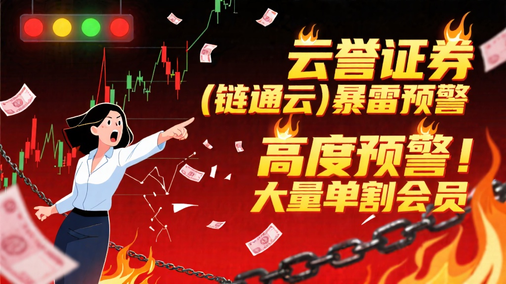 云誉证券(链通云)暴雷预警,高度预警,大量单割会员-一洼田