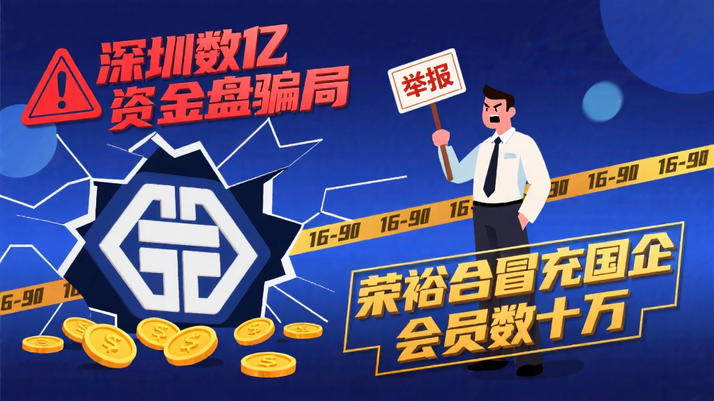 深圳数亿资金盘骗局荣裕合,冒充国企骗钱,会员数十万-一洼田