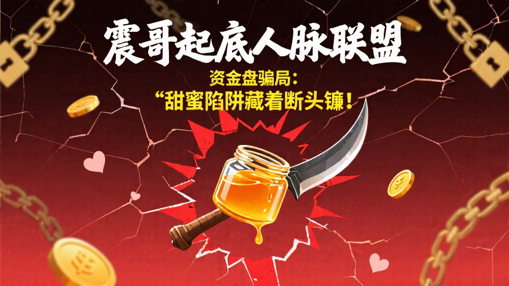 起底人脉联盟资金盘骗局:甜蜜陷阱藏着断头镰!-一洼田