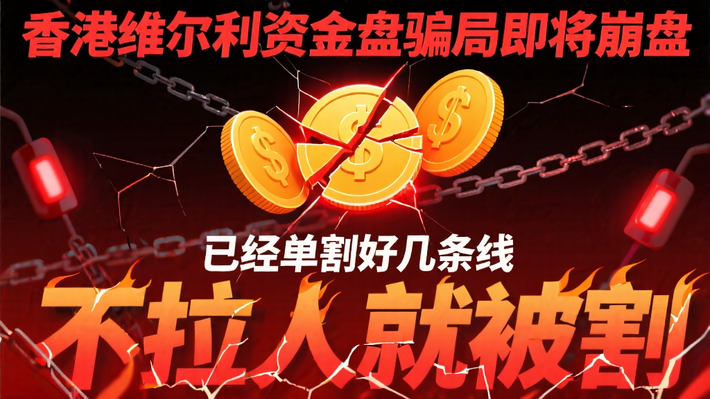 香港维尔利资金盘骗局即将崩盘，已经单割好几条线，不拉人就被割-一洼田