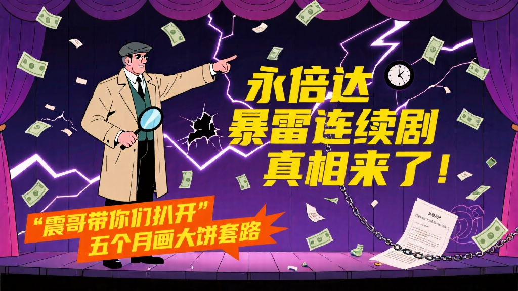 永倍达暴雷连续剧真相来了!带你们扒开五个月画大饼套路-一洼田