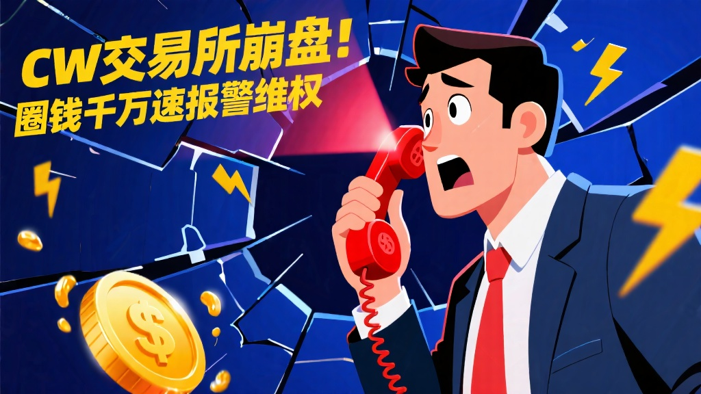 CW交易所已经崩盘,圈钱千万,抓紧去报警维权-一洼田