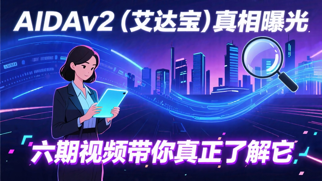 AIDAv2（艾达宝）真相曝光，六期视频带你真正了解它-一洼田