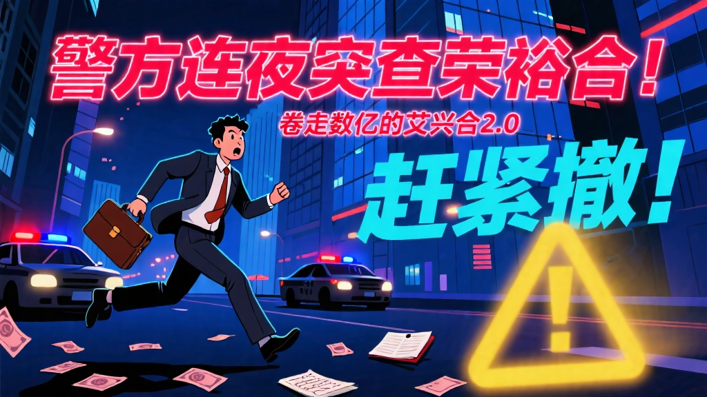 警方连夜突查荣裕合!卷走数亿的艾兴合2.0,赶紧撤!-一洼田