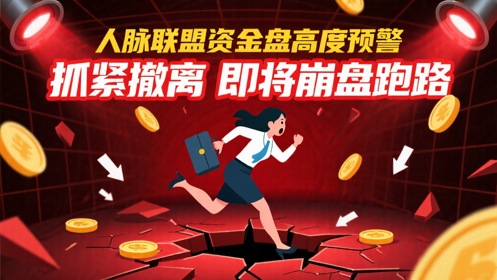 人脉联盟资金盘高度预警，抓紧撤离，即将崩盘跑路-一洼田