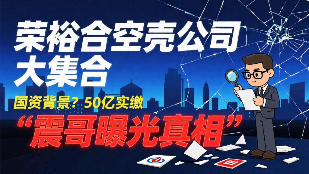 荣裕合空壳公司大集合，国资背景？50亿实缴，曝光真相-一洼田