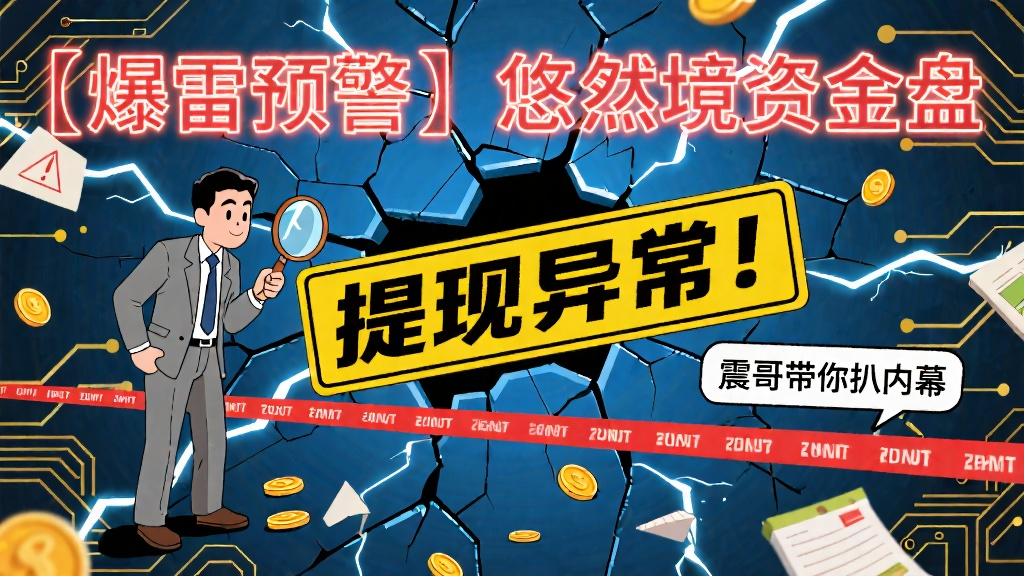 【爆雷预警】悠然境资金盘提现异常！带你扒内幕-一洼田