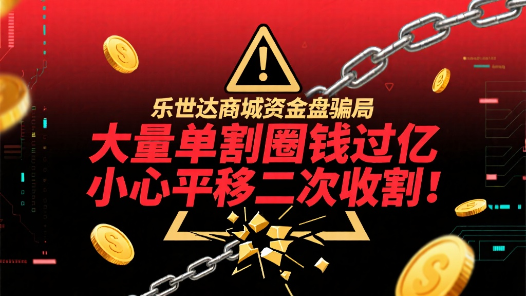 乐世达商城资金盘骗局，大量单割圈钱过亿，小心平移二次收割！-一洼田