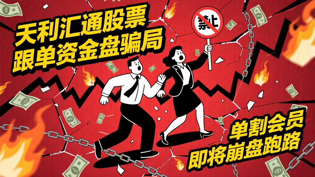 天利汇通股票跟单资金盘骗局，老蒋已经单割会员，即将崩盘跑路-一洼田