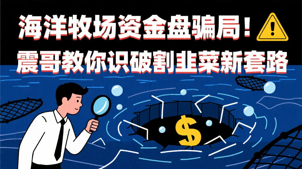 海洋牧场资金盘骗局！教你识破割韭菜新套路-一洼田