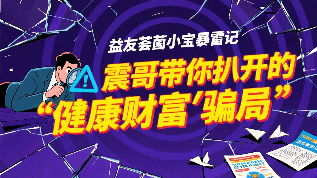 益友荟资金盘暴雷记:带你扒开的"健康财富"骗局-一洼田