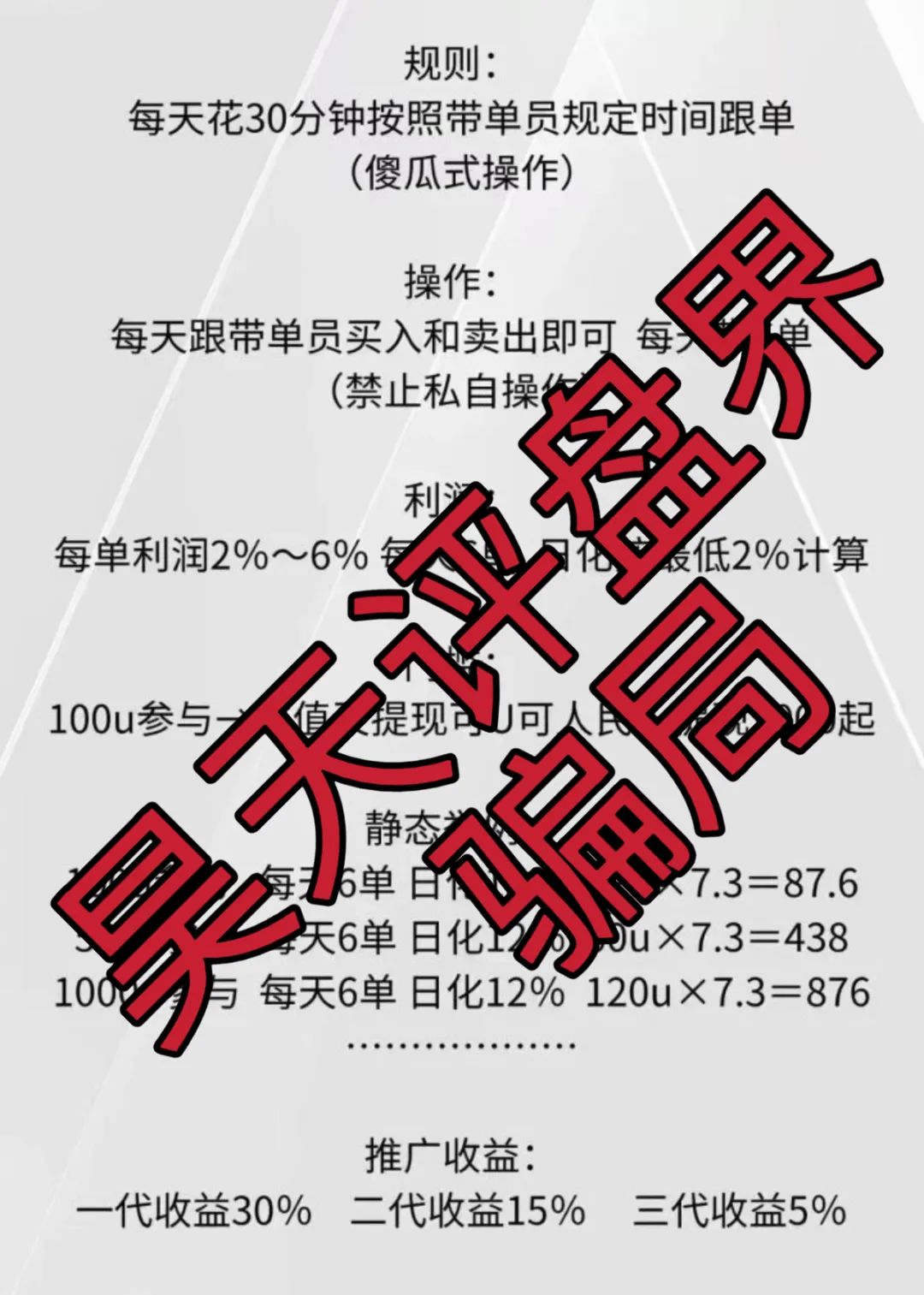 冒充的HKD交易所合约跟单类资金盘骗局,刚开盘就开始单割,典型的一轮圈韭菜盘,看见一定要远离!-一洼田