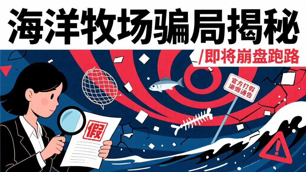 海洋牧场骗局揭秘,官方已经下场打假,即将崩盘跑路-一洼田