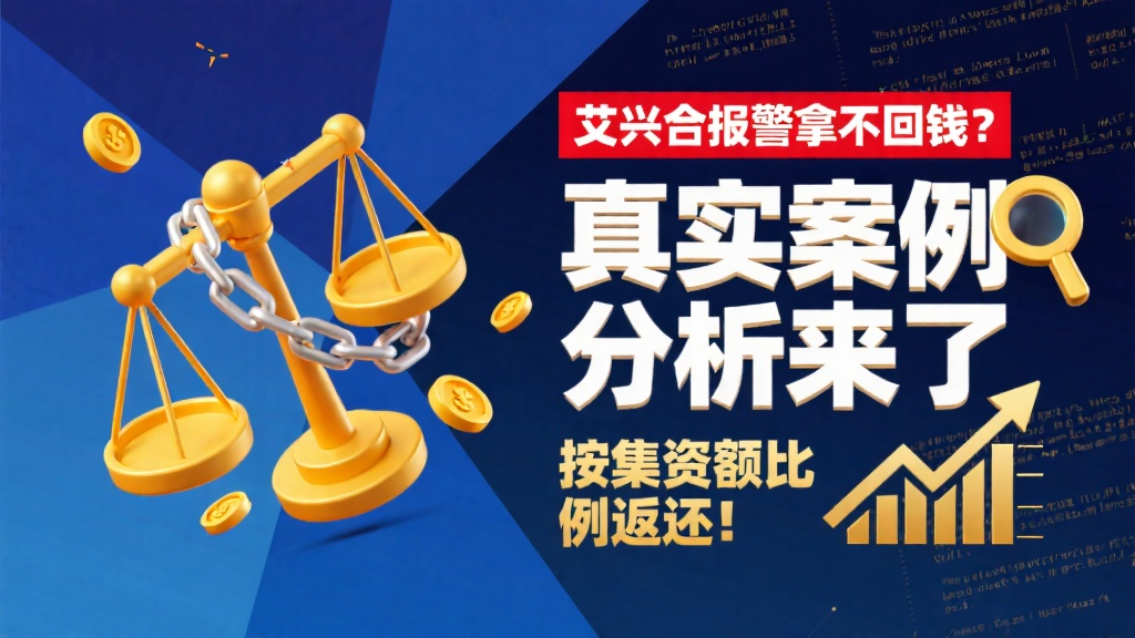 艾兴合报警拿不回钱？真实案例分析来了，按集资额比例返还！-一洼田