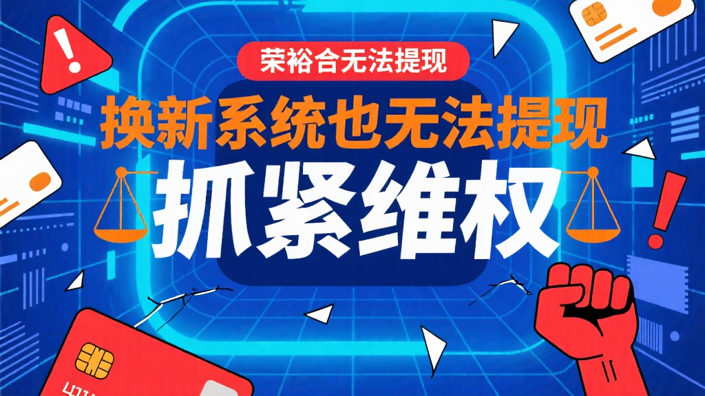 荣裕合无法提现，换新系统也无法提现，抓紧维权-一洼田