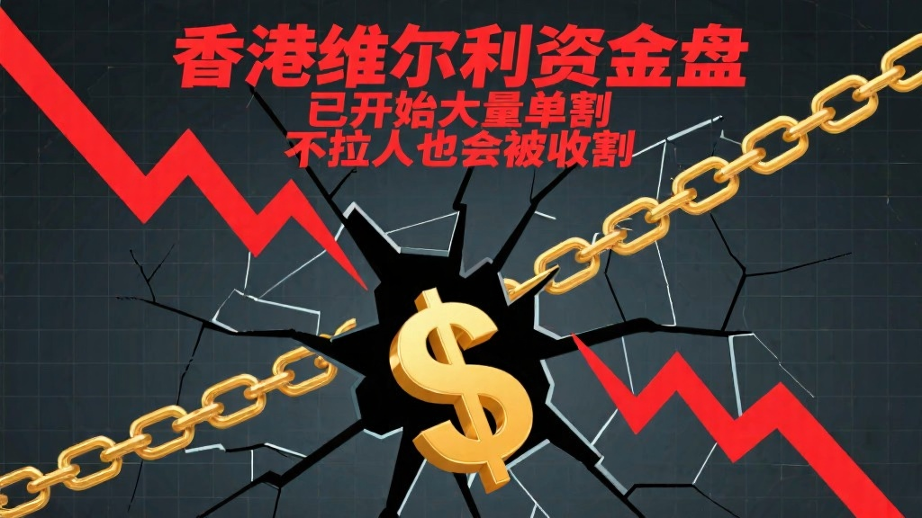 香港维尔利资金盘已经开始大量单割，不拉人也会被单割-一洼田