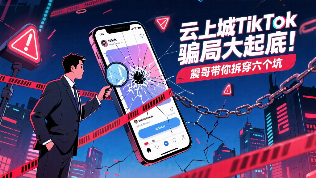 云上城TikTok骗局大起底！带你拆穿六个坑-一洼田