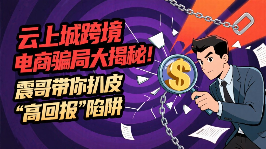 云上城跨境电商骗局大揭秘!带你扒皮这个“高回报”陷阱-一洼田