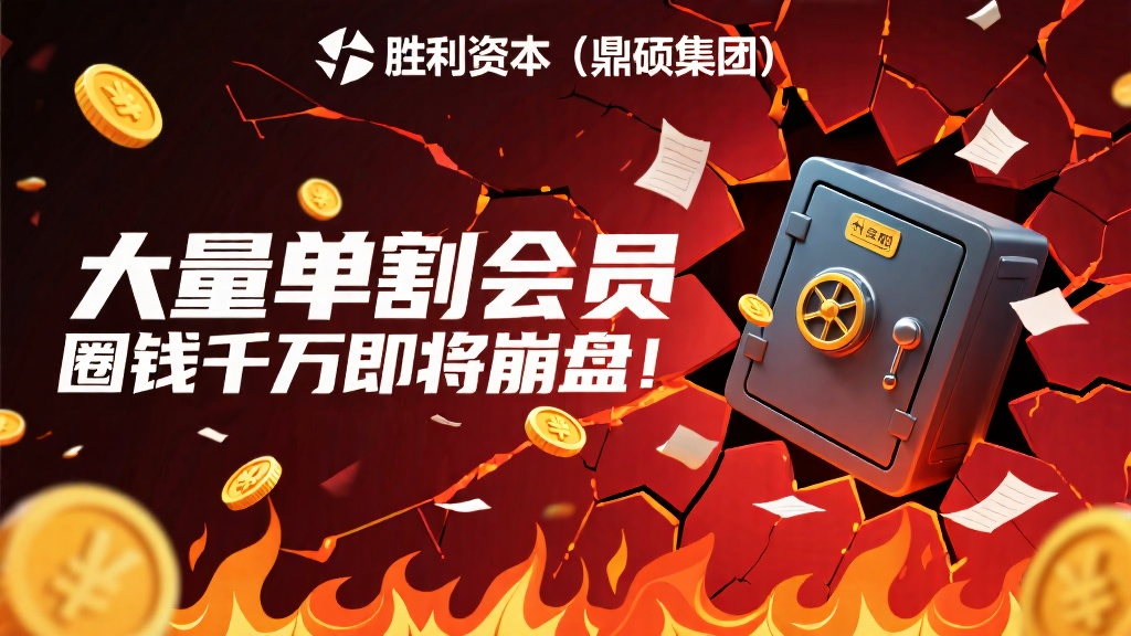 胜利资本(鼎硕集团)大量单割会员,圈钱几千万即将崩盘!-一洼田