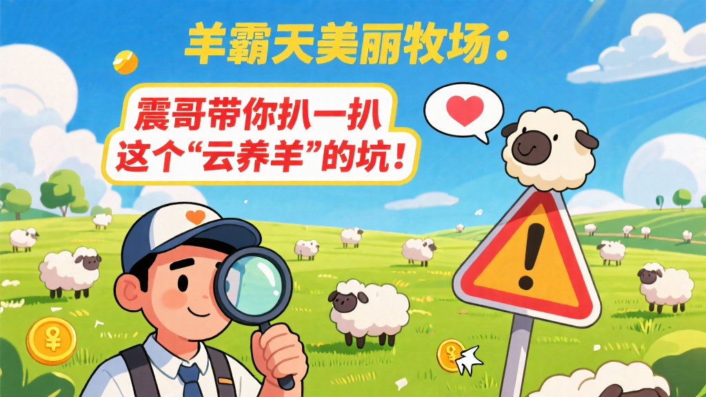 羊霸天美丽牧场:带你扒一扒这个“云养羊”的坑!-一洼田