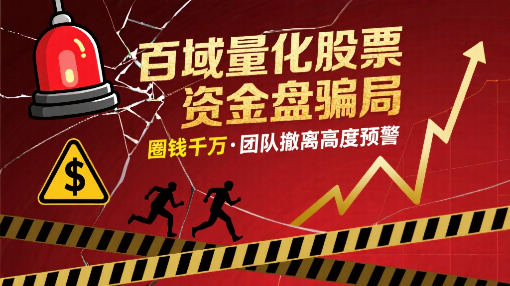 百域量化股票资金盘骗局,圈钱千万,团队撤离高度预警-一洼田