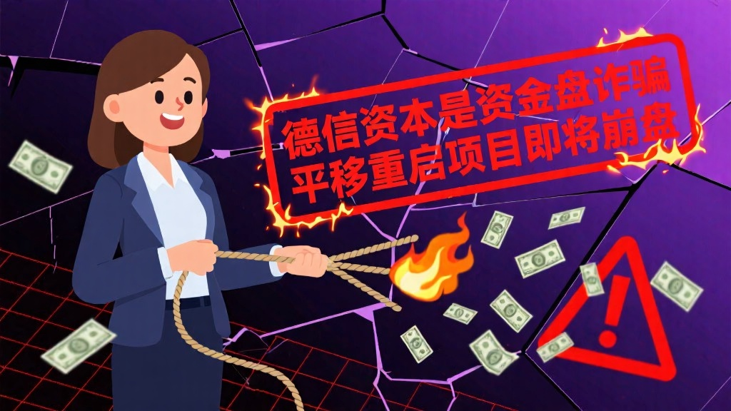 德信资本是资金盘诈骗,平移的重启项目,已经单割即将崩盘-一洼田