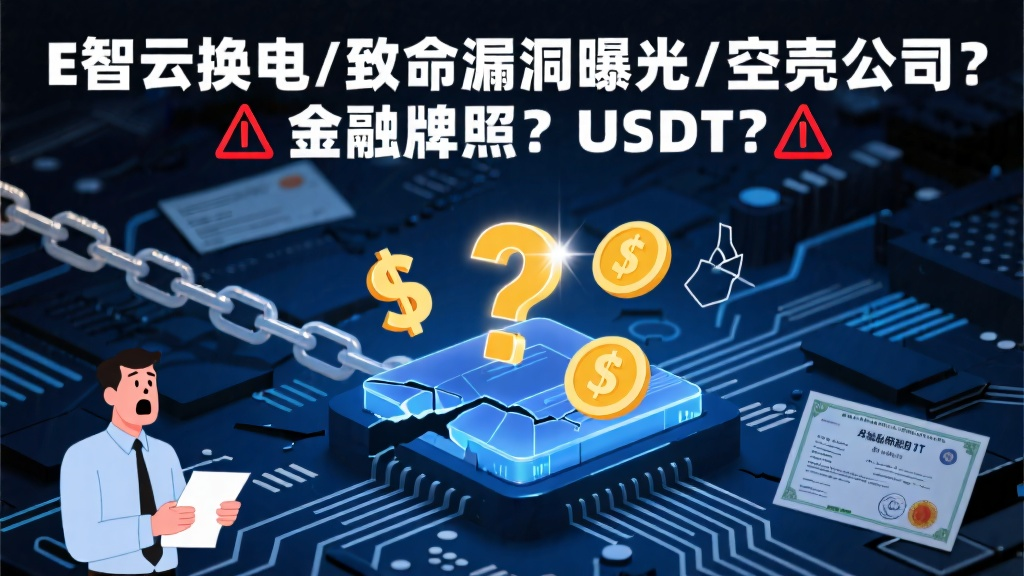E智云换电致命漏洞曝光,空壳公司?金融牌照?USDT?-一洼田