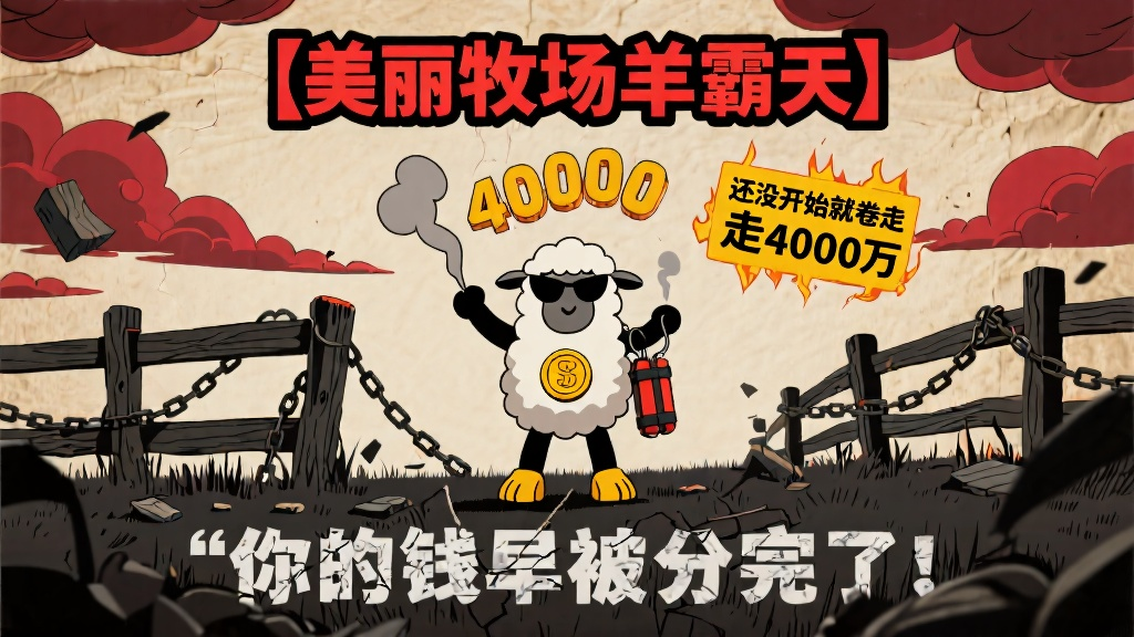 【美丽牧场羊霸天】还没开始就卷走4000万，你的钱早被分完了！-一洼田