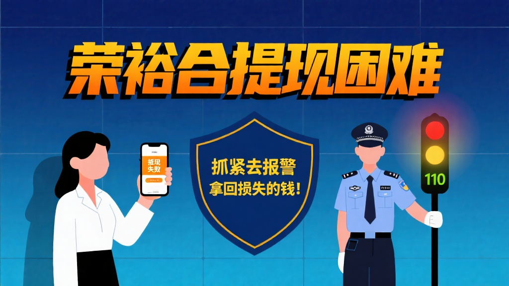 荣裕合提现困难，抓紧去报警，拿回损失的钱！-一洼田