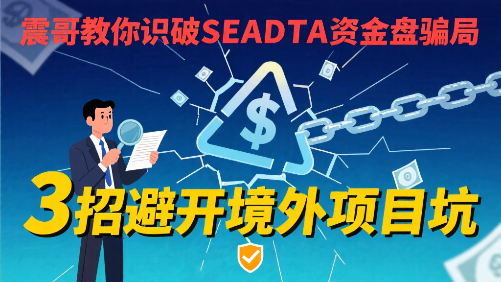 教你识破SEADTA资金盘骗局：3招避开境外项目坑-一洼田
